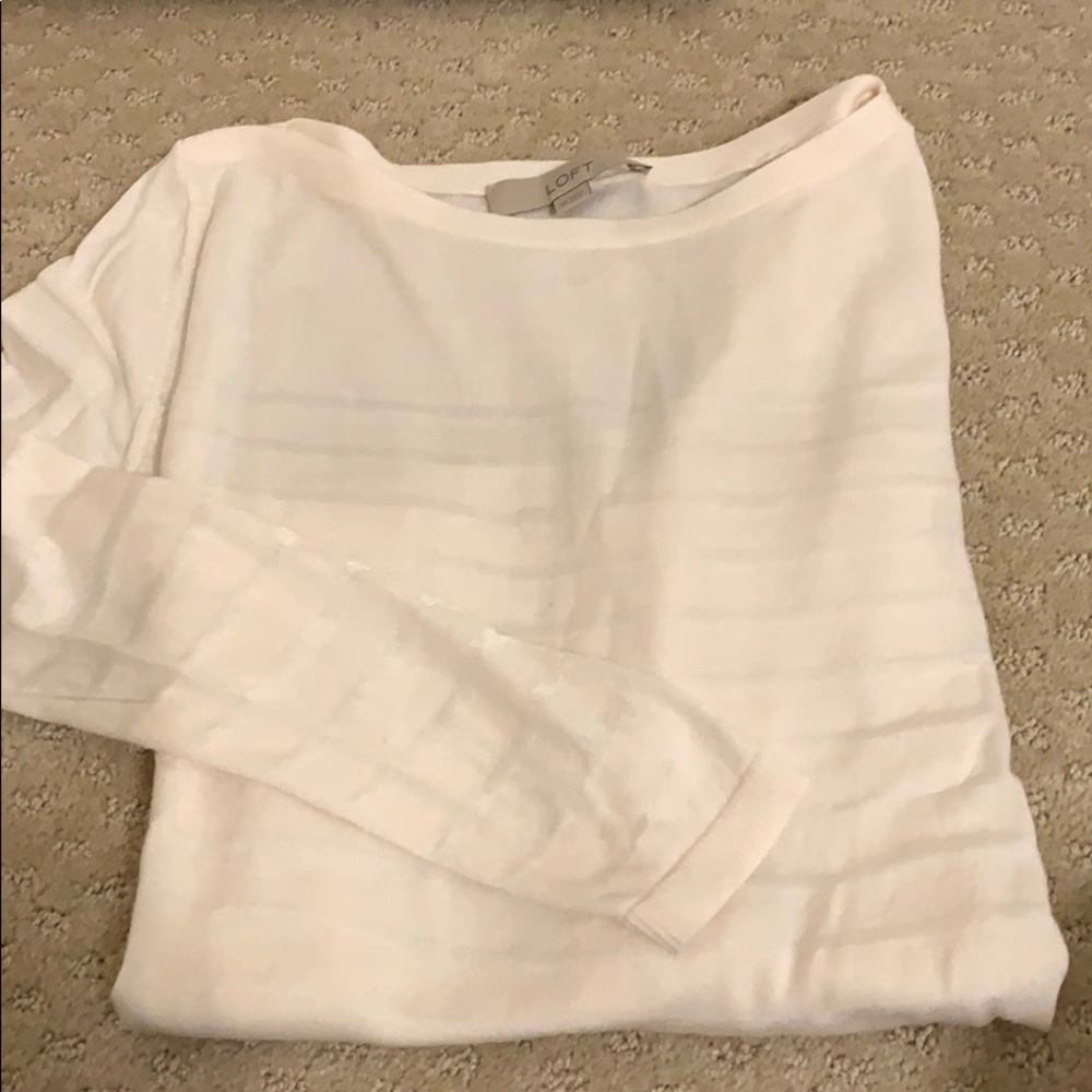 LOFT Long Sleeve Sweater Shirt Top